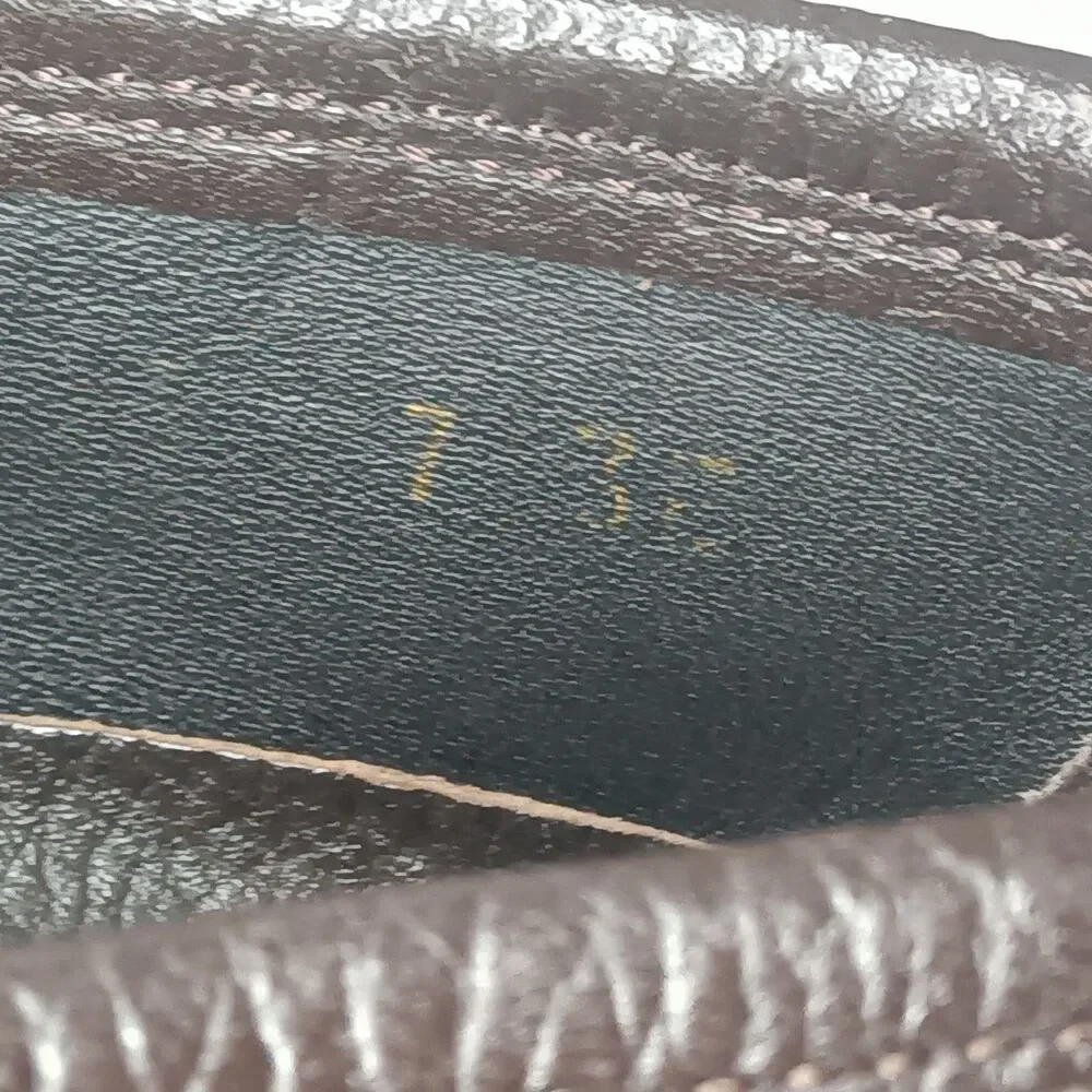 Allen Edmonds Firenze Bit Loafer Men's Shoes Size 7 3E Dark Brown